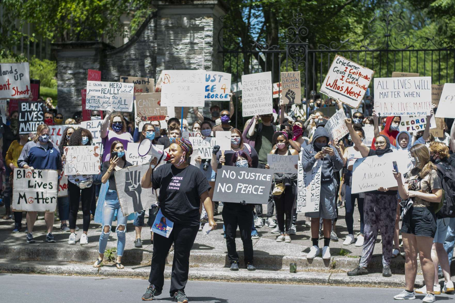 BLM protest, Nanre Nafziger